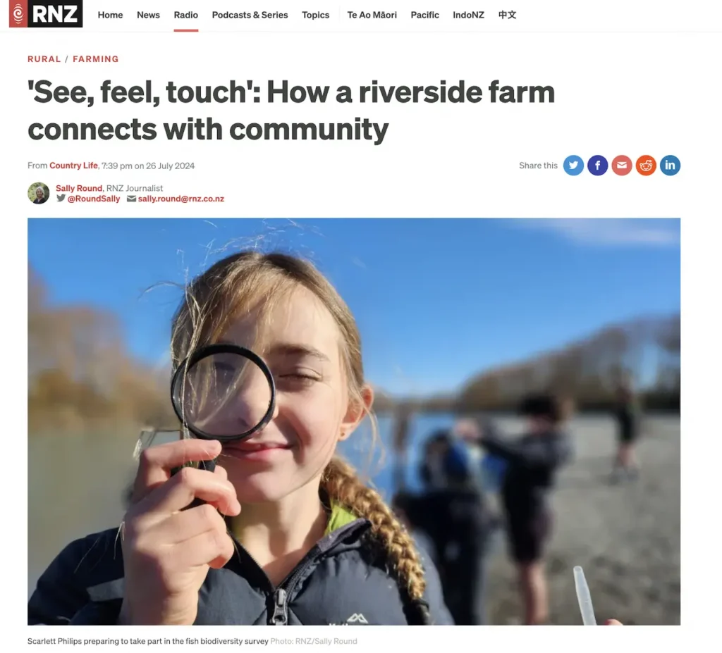 'See, feel, touch': How a riverside farm connects with community